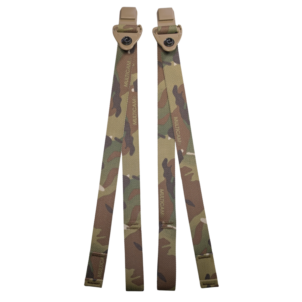 2 Military Coyote Brown MOLLE Assault Field Pack Backpack Lower Shoulder Straps