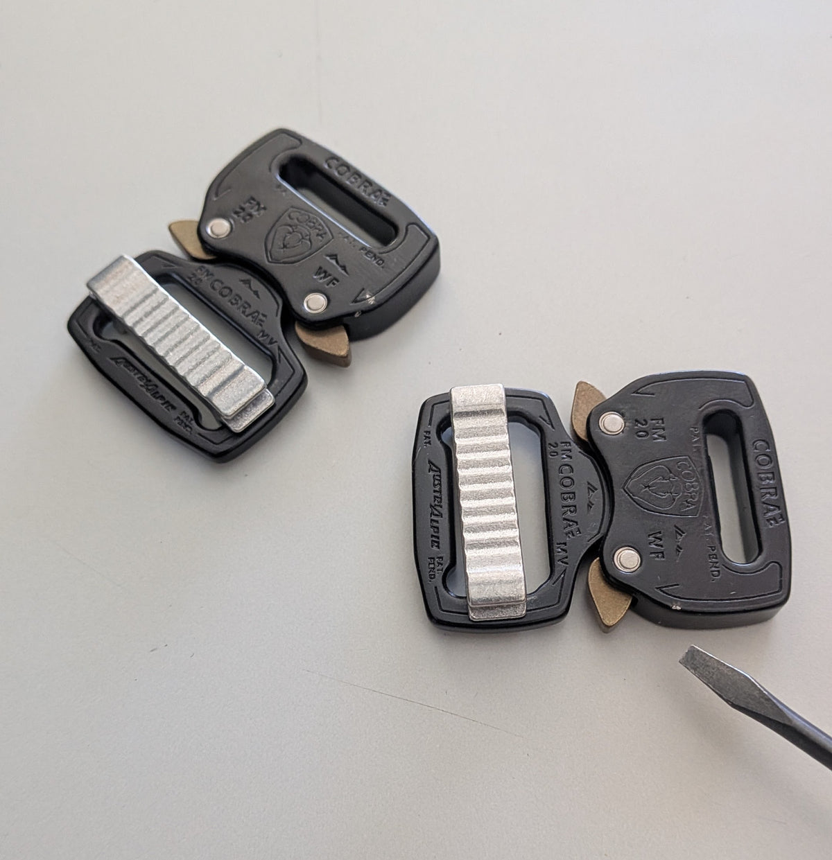 AUSTRIALPIN COBRA FM 3/4" 1" Non PPE Quick Release Belt Backpack Snap Buckle - Store Close Out