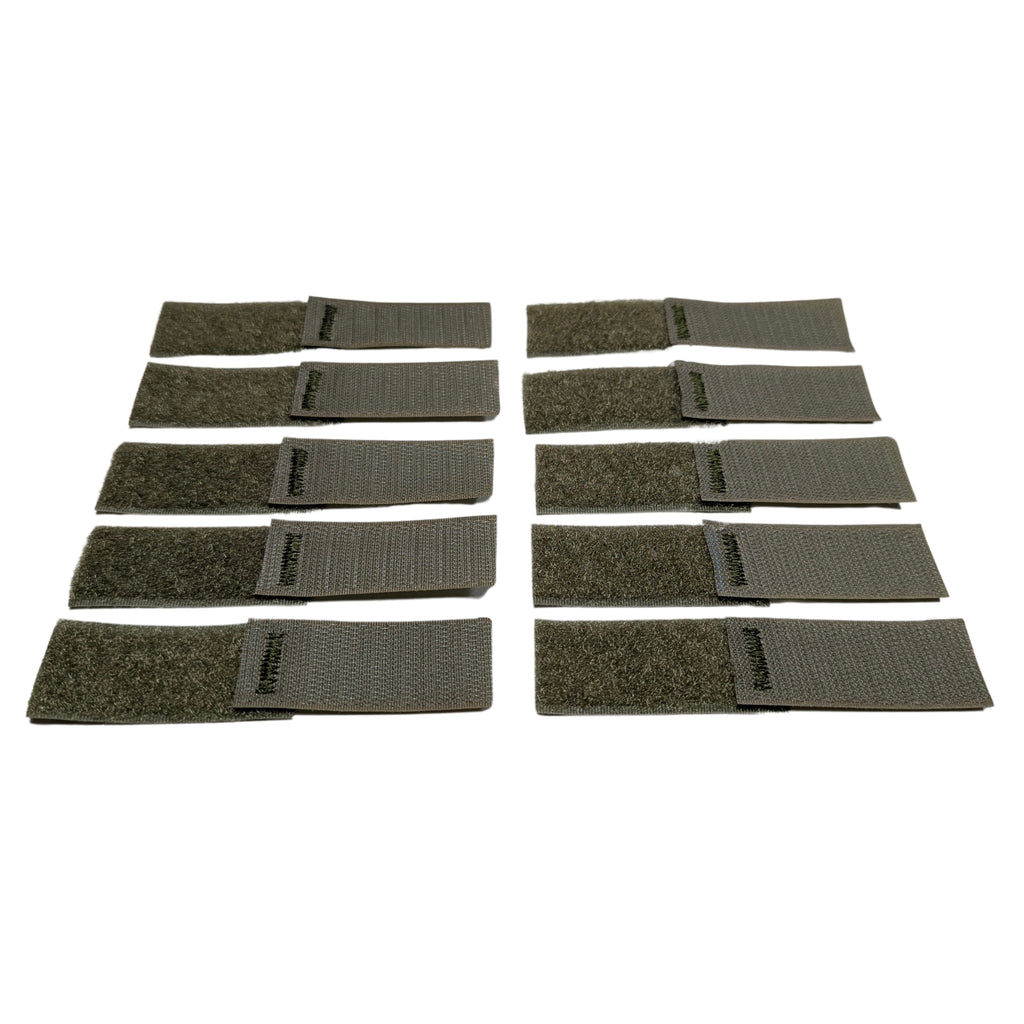 1" MOLLE Official VELCRO® Backpack Assault Pack Webbing Keeper Straps (Pack of 10)