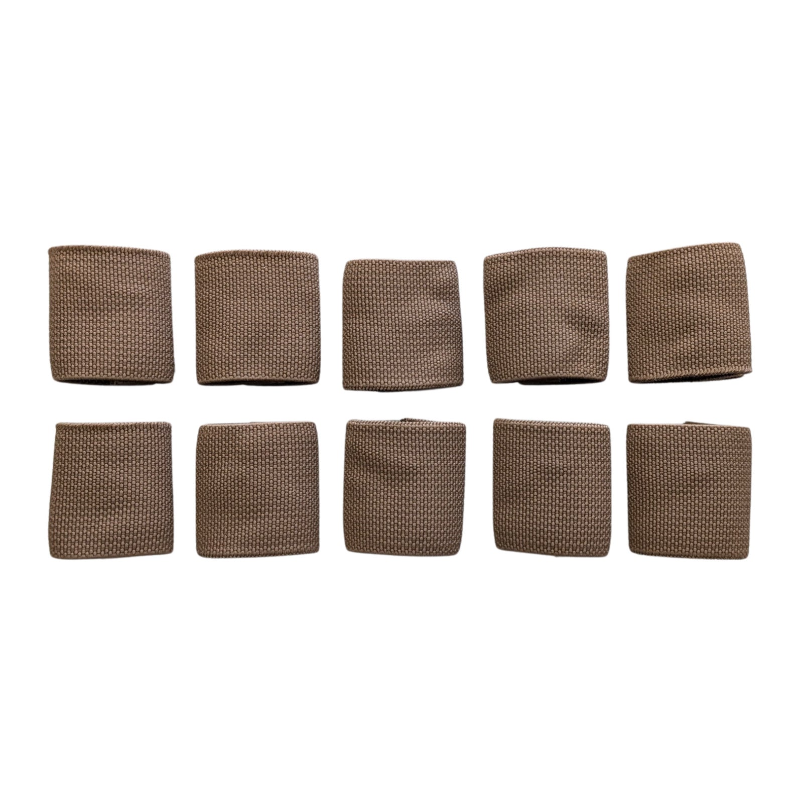 12 Mil-Spec 1" MOLLE ILBE Assault Backpack Elastic Webbing Strap Keepers Coyote