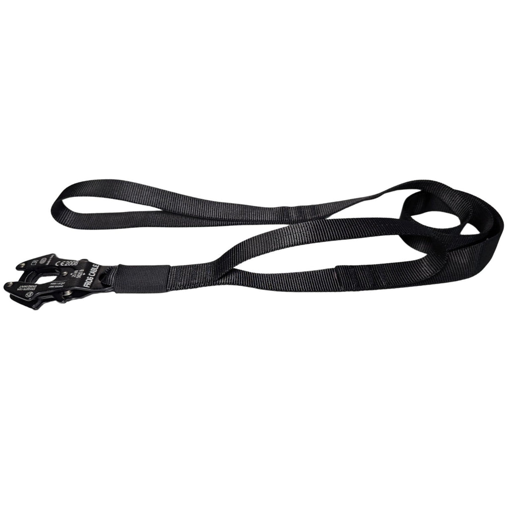 Heavy Duty Two Dual Double Traffic Handle Dog Pet Nylon Leash Kong FROG Clip