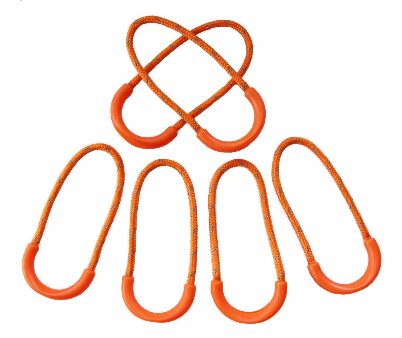 6 Heavy Duty Luggage Backpack Pack Tent Jacket Replacement Zipper Tab Pull Cords