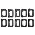 10 Military Carabiner MOLLE Grimloc D-Ring Gear Attachment Snap Clips Black