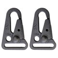2-Pack US Military Tactical Gun Gear Equipment 1" Sling HK Snap Clip Black