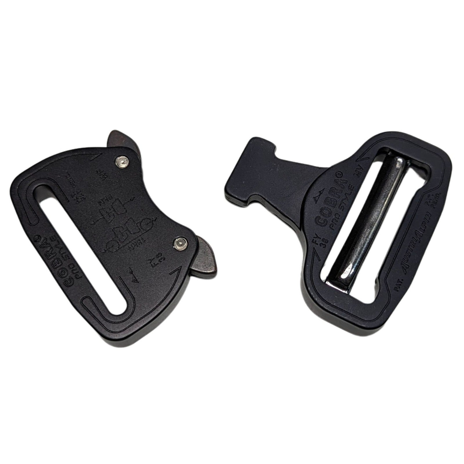 AustriAlpin COBRA ProStyle 1.5" Quick Release Tactical Belt Buckle Matte Black