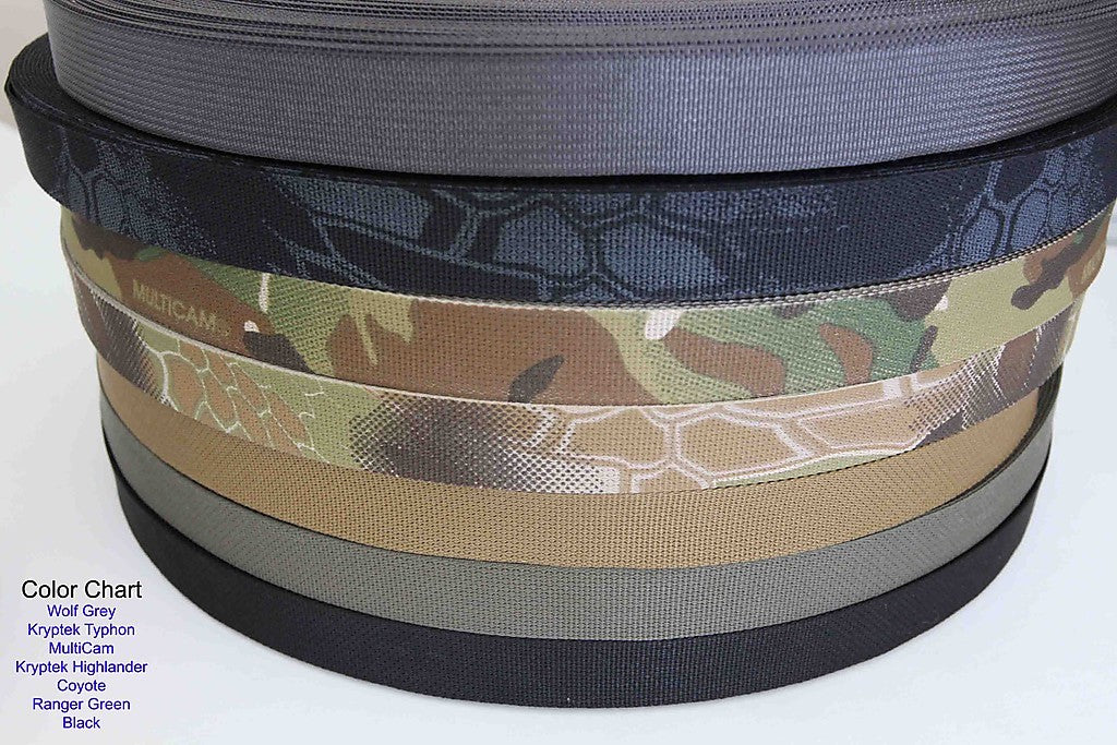 Camouflage Nylon Low Profile Everyday 1" Belt with COBRA FM Quick Release Buckle