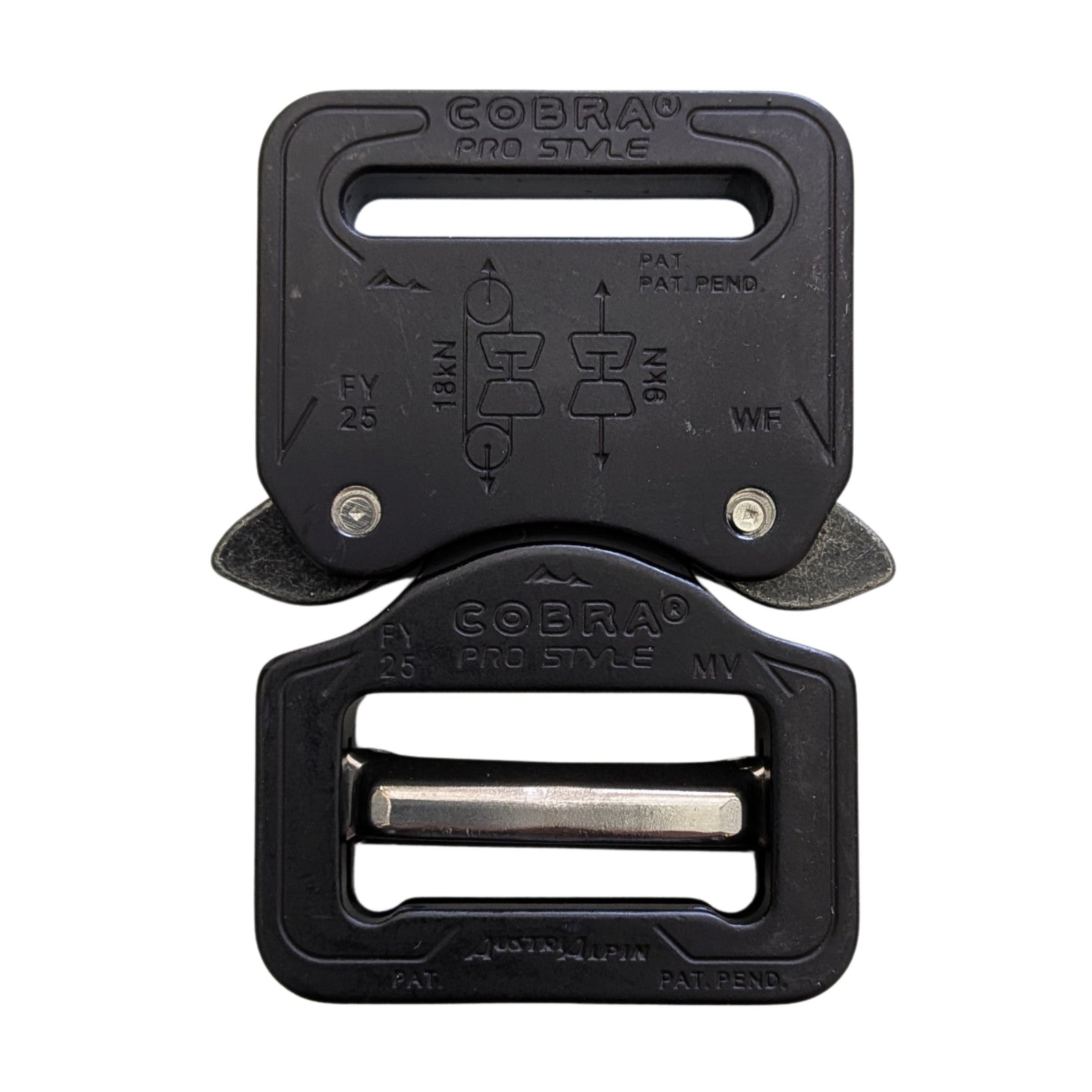 Heavy Duty Tactical COBRA ProStyle 1" Quick Release Adjustable Snap Buckle