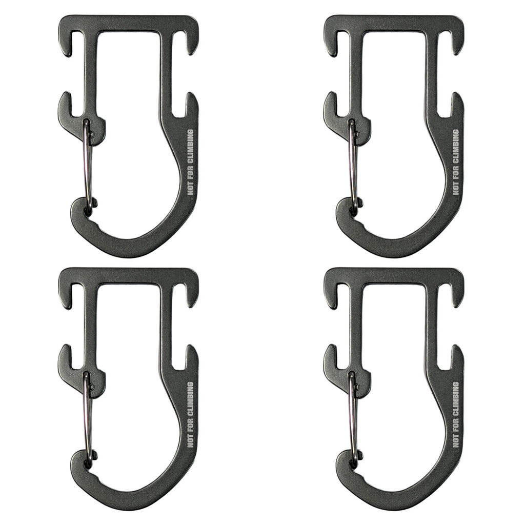 4 Military Molle Tactical Attachment Backpack Vest Gear Snap Clip Hook Keepers
