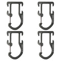 4 Military Molle Tactical Attachment Backpack Vest Gear Snap Clip Hook Keepers
