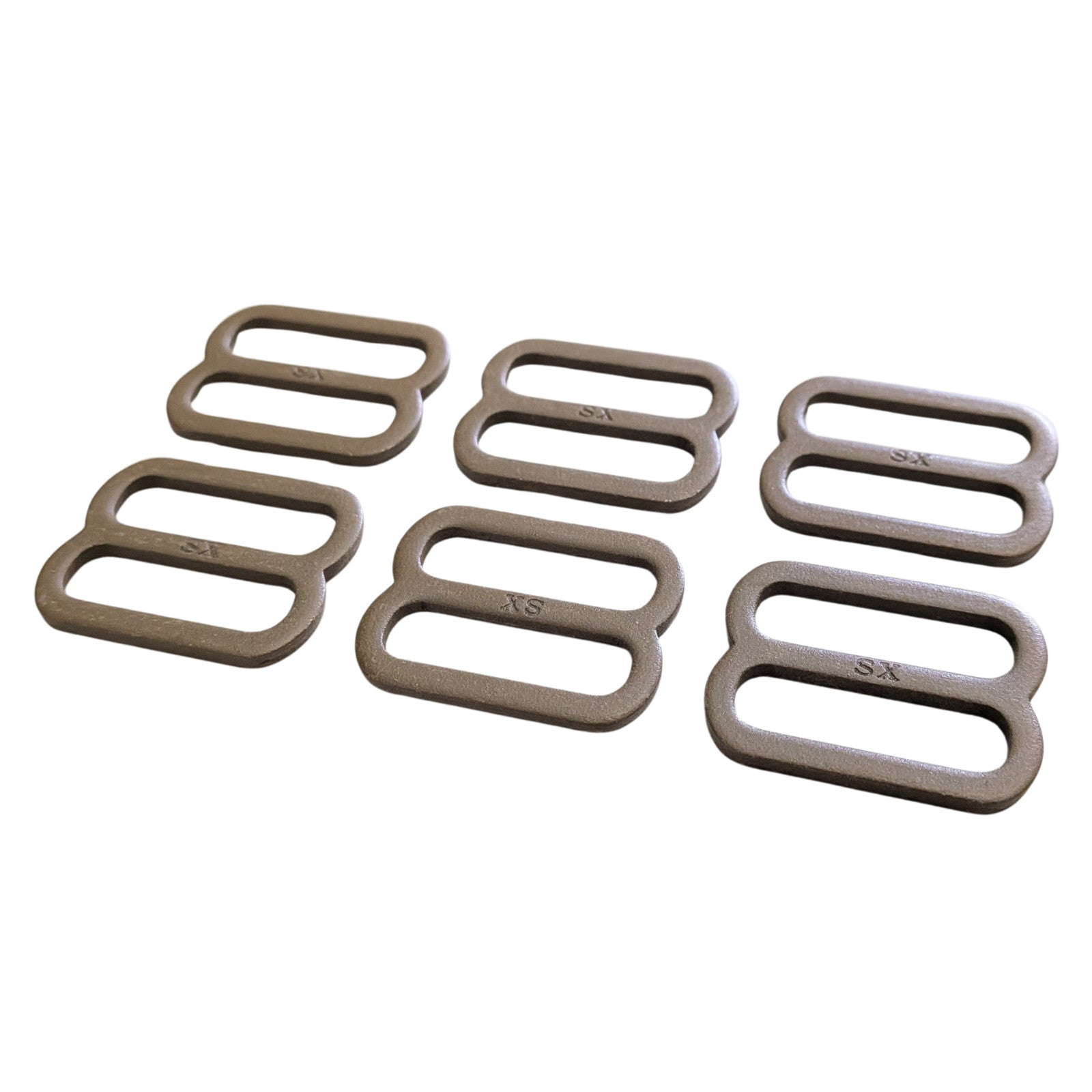 6 Mil-Spec Metal 1" Sling Strap Buckle Webbing Triglide Slide Adjuster Fastener