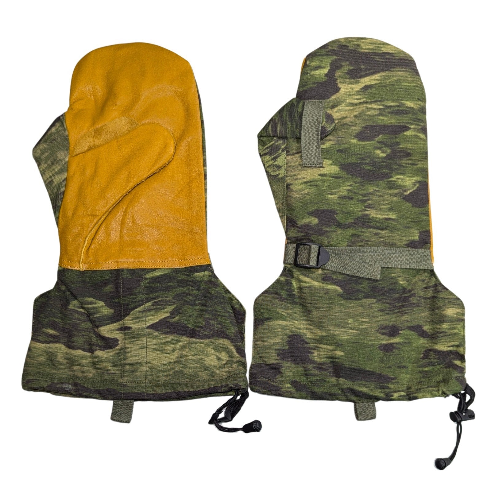 Military Tactical Insulated Hunting Extreme Cold Arctic Leather Mittens & Liners