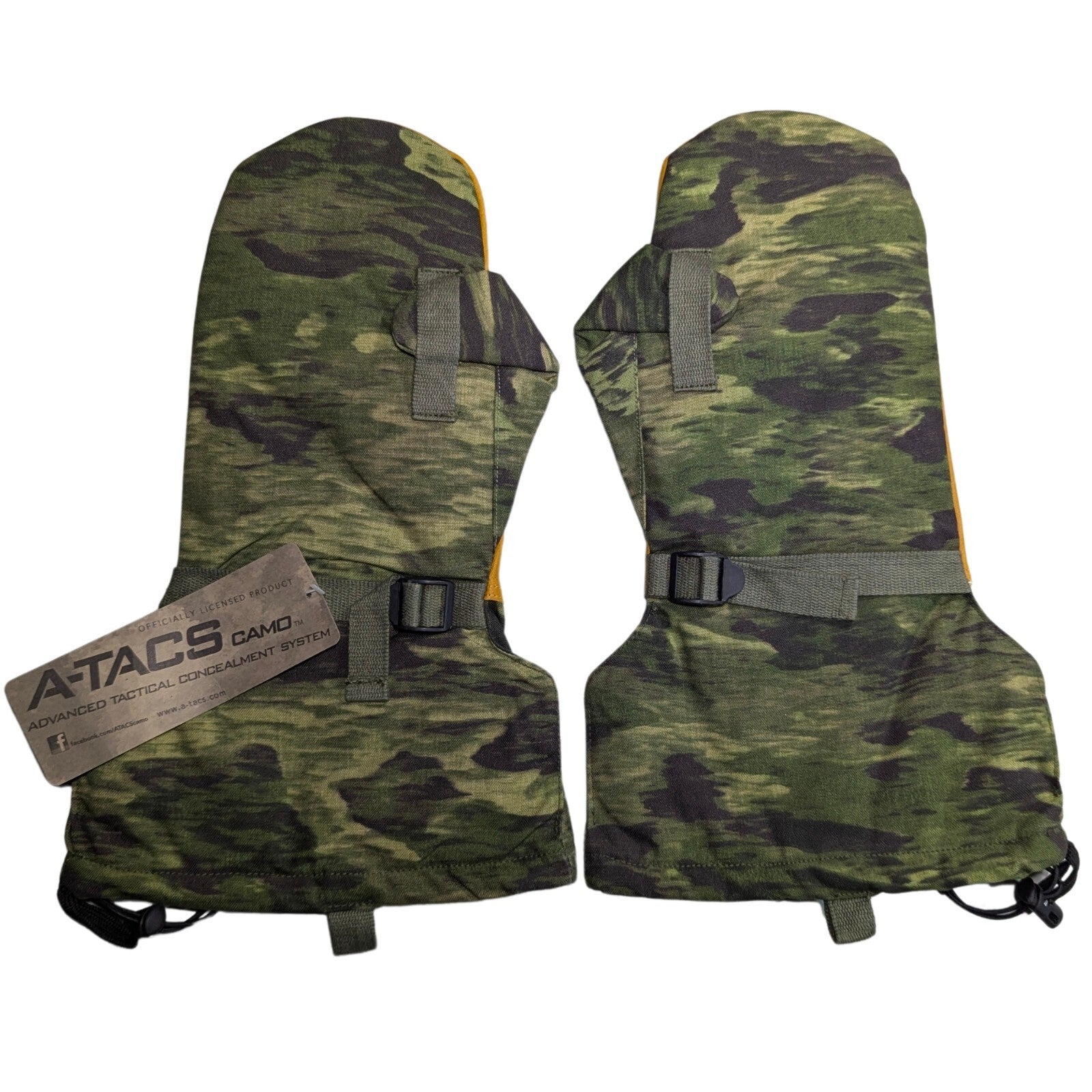 Military ATACS FGX Insulated Hunting Extreme Cold Arctic Snow Leather Mittens L