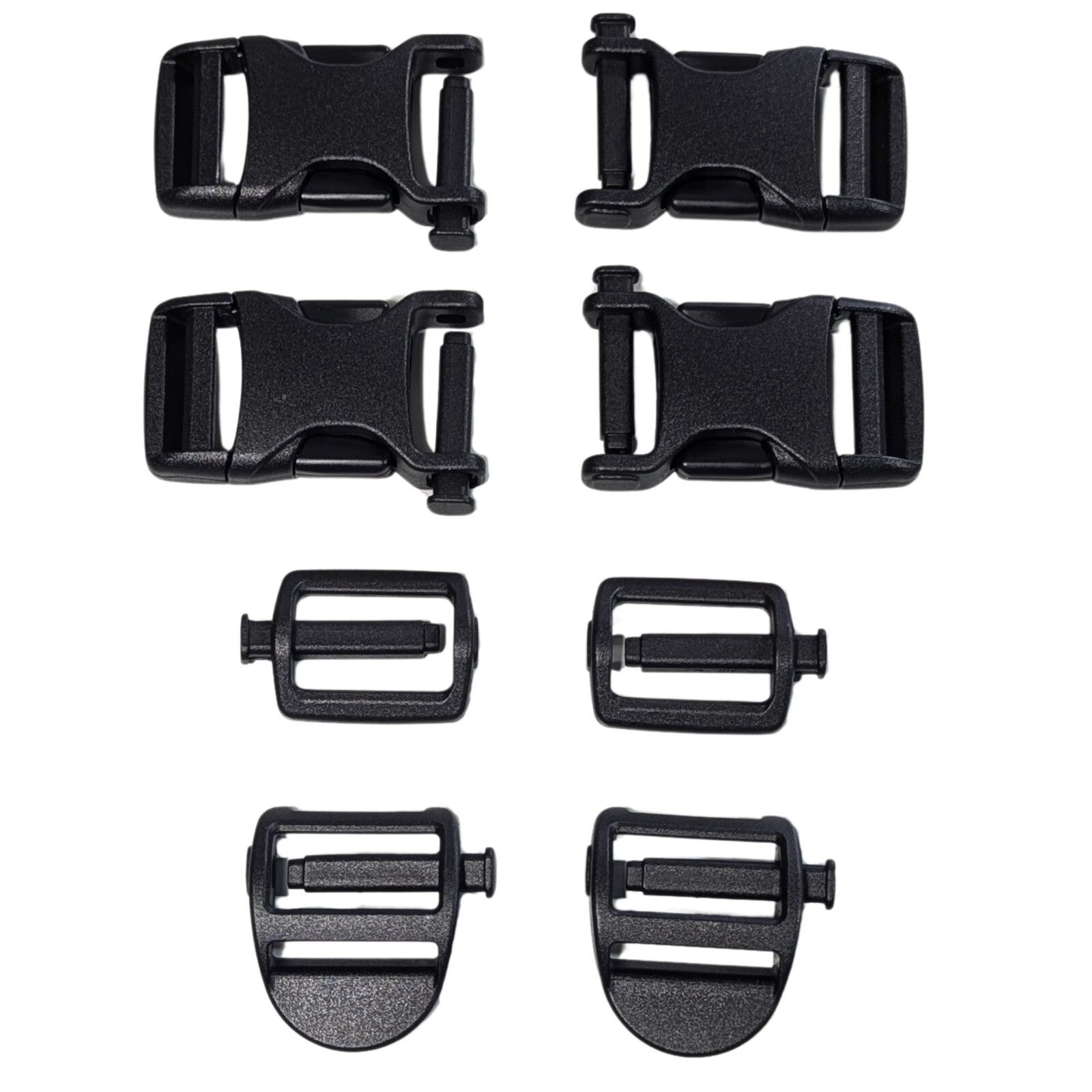 1" Replacement Repair MOLLE Backpack Quick Connect Snap Buckles Slide 8 Pcs