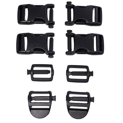 1" Replacement Repair MOLLE Backpack Quick Connect Snap Buckles Slide 8 Pcs
