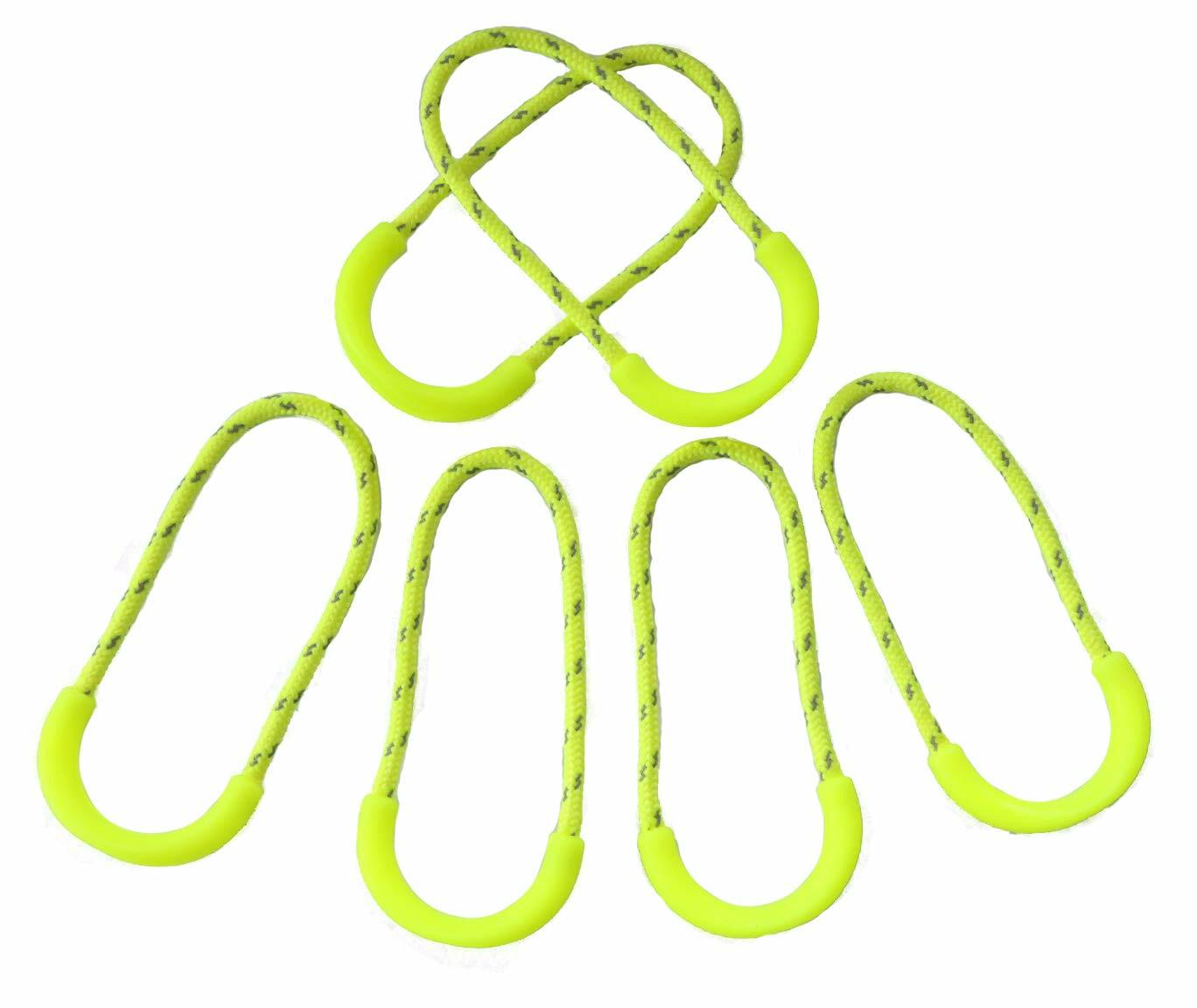 6 Heavy Duty Luggage Backpack Pack Tent Jacket Replacement Zipper Tab Pull Cords