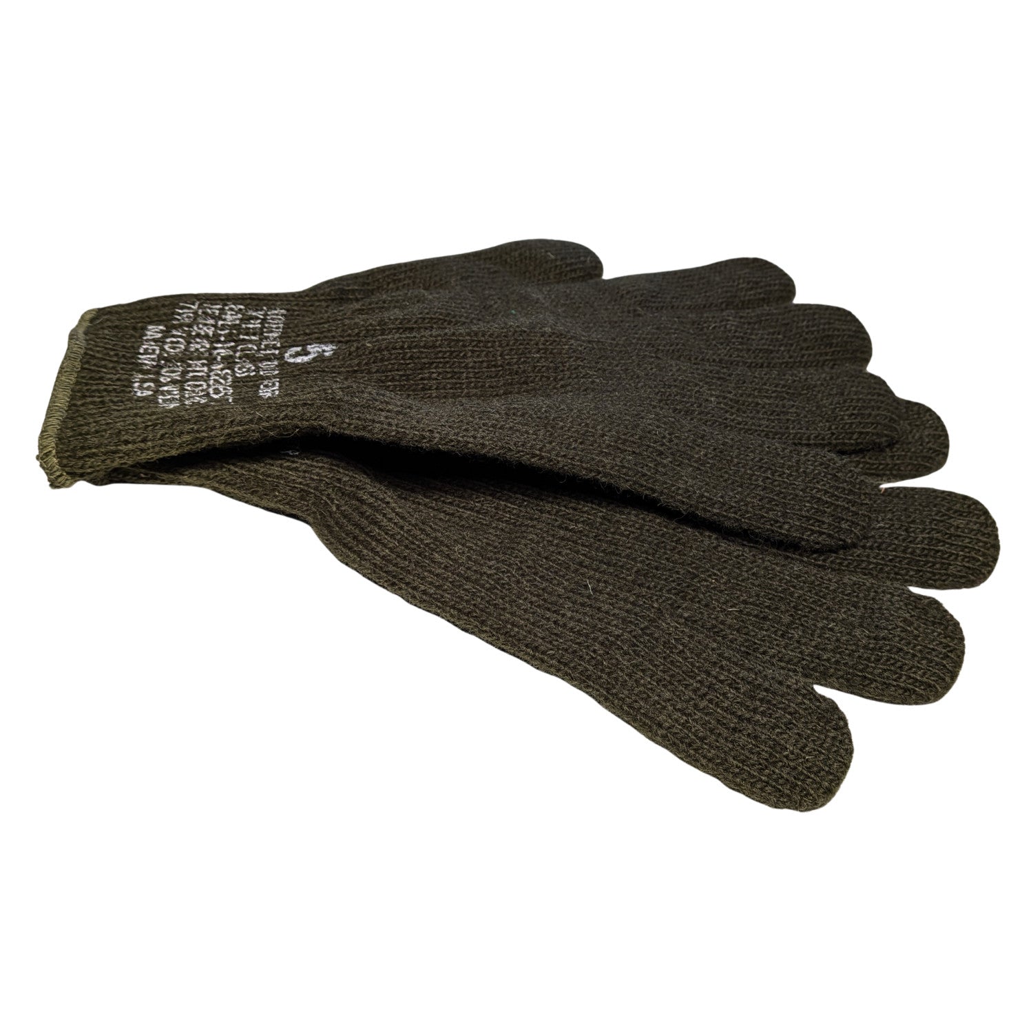 US Mil-Spec Cold Weather Military Wool Glove Mitten Liners 70% Wool / 30% Nylon