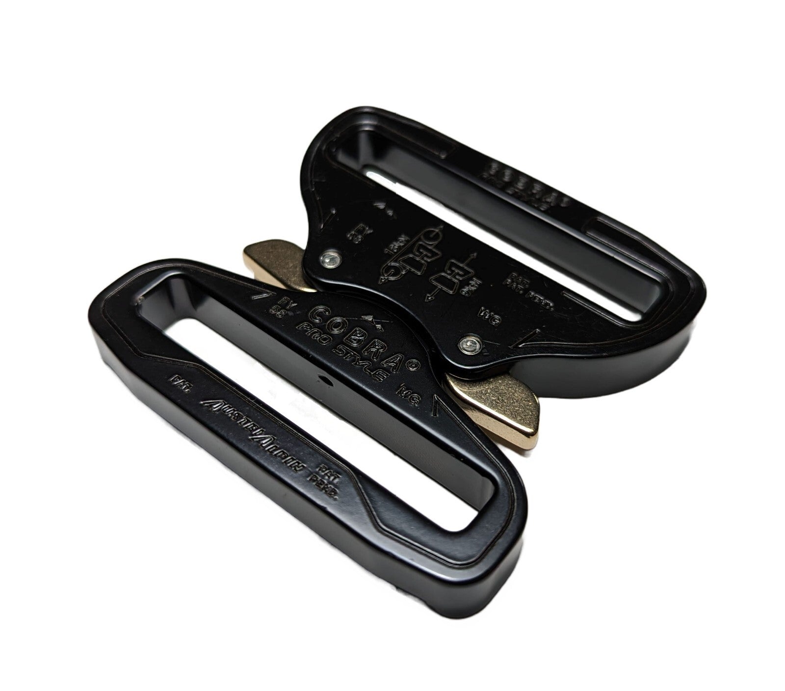 COBRA 2.25" 58mm Quick Release Tactical Dual Wide Fixed Duty Belt Buckle