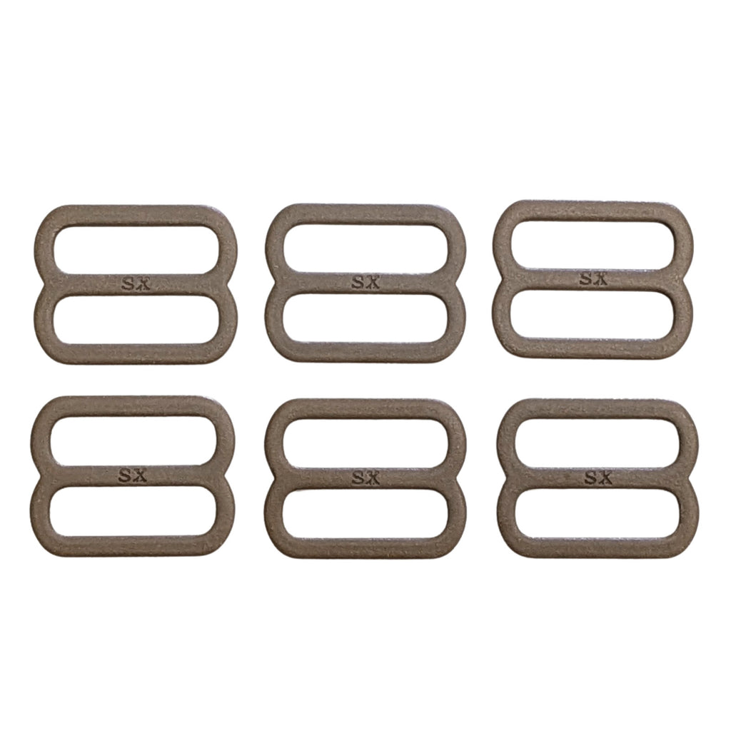 6 Mil-Spec Metal 1" Sling Strap Buckle Webbing Triglide Slide Adjuster Fastener