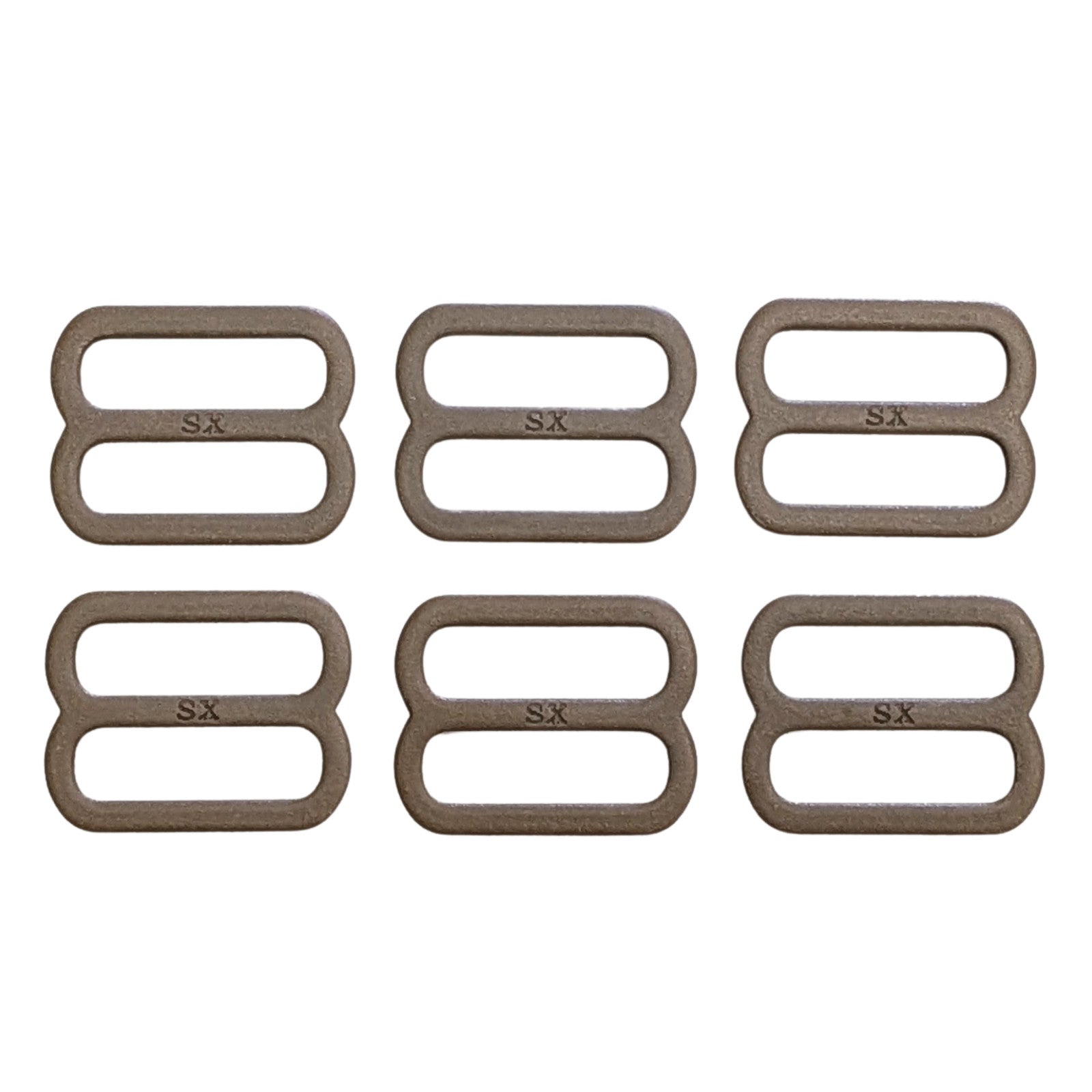 6 Mil-Spec Metal 1" Sling Strap Buckle Webbing Triglide Slide Adjuster Fastener