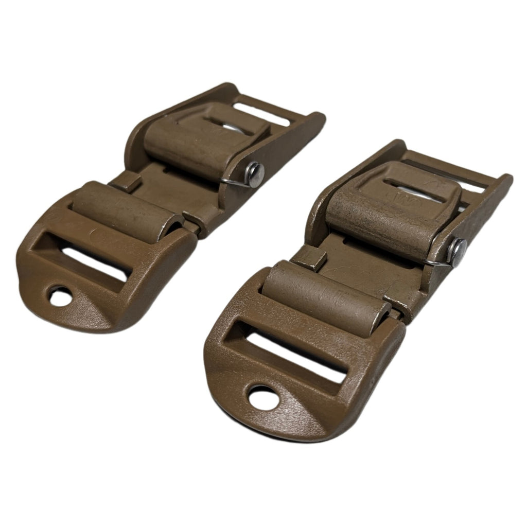 2 FILBE MQRB Military Quick Release 1" Shoulder Tension Cinch Strap Snap Buckles