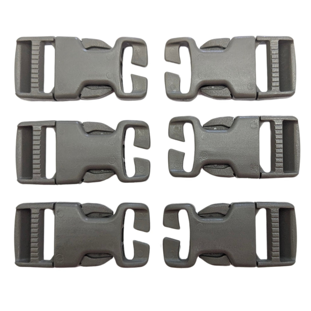 6 ITW 1" Military MOLLE Backpack Quick Connect Repair Snap Buckle Clips Foliage