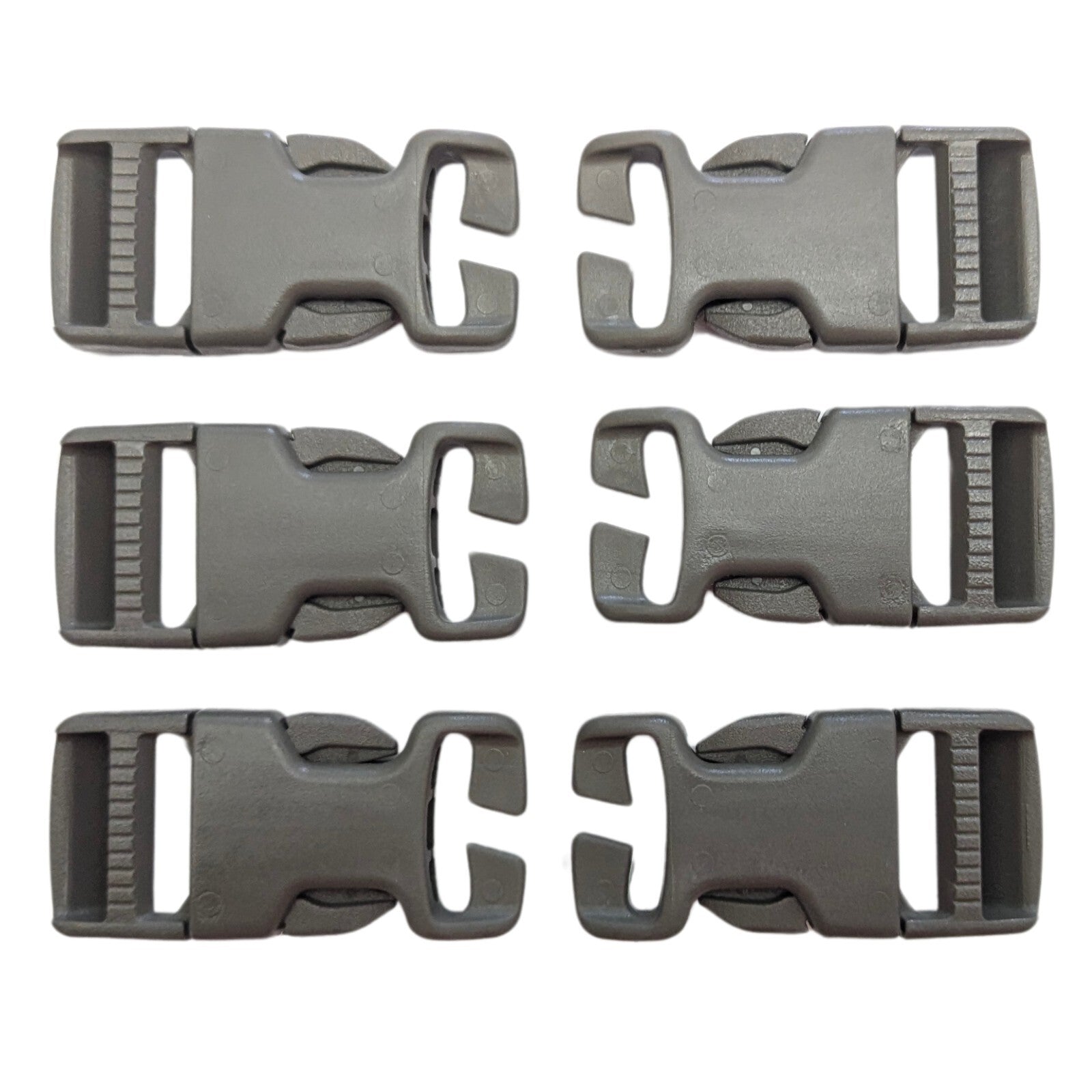 6 ITW 1" Military MOLLE Backpack Quick Connect Repair Snap Buckle Clips Foliage