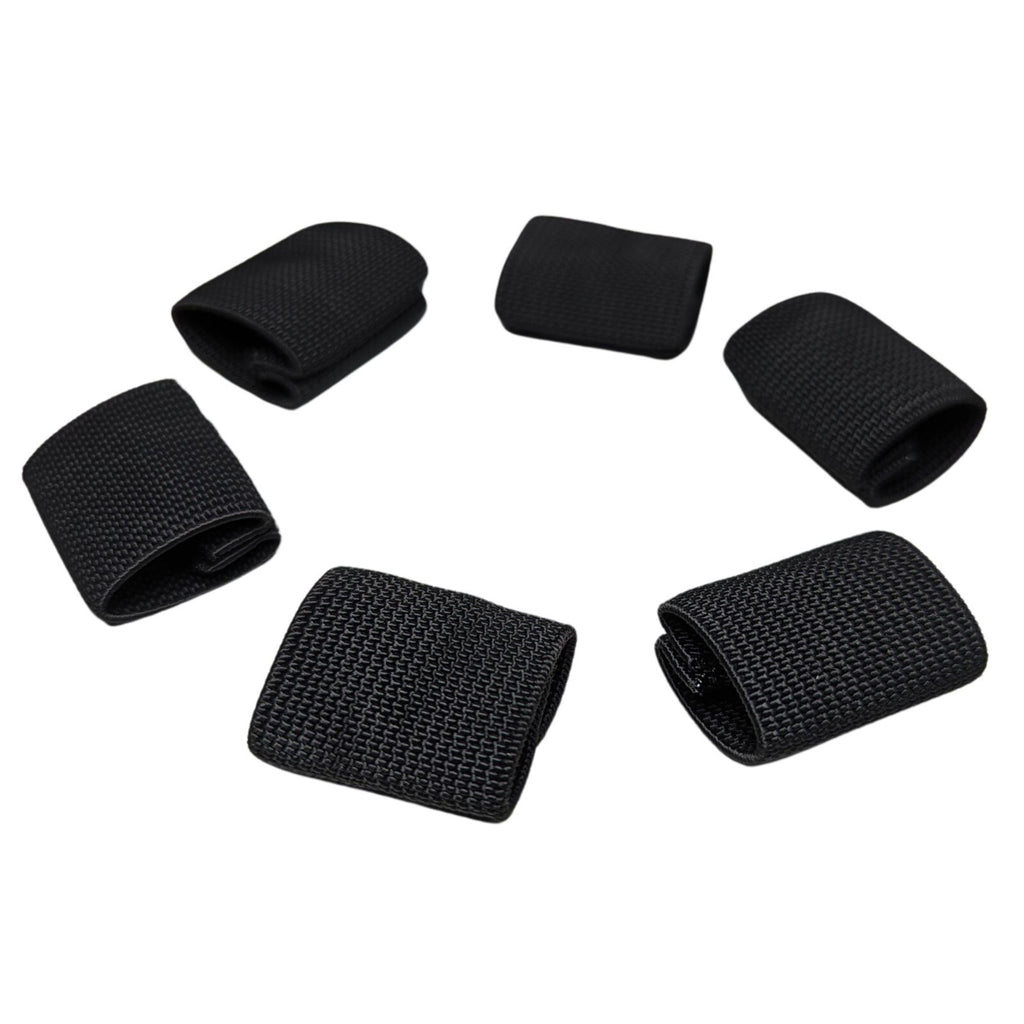 12 Military 1" MOLLE FILBE ILBE Backpack Elastic Webbing Strap Keepers Black