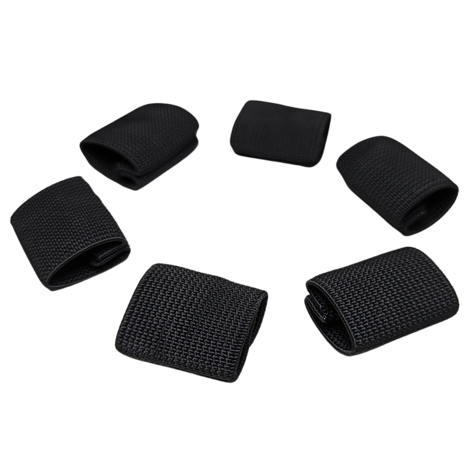 12 Military 1" MOLLE FILBE ILBE Backpack Elastic Webbing Strap Keepers Black