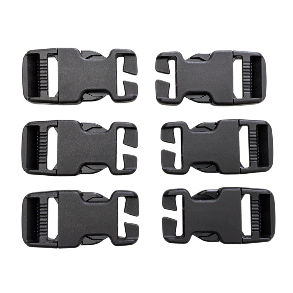 6 Heavy Duty Military Replacement Backpack Pack Quick Connect Snap Buckles 1"