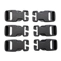 6 Heavy Duty Military Replacement Backpack Pack Quick Connect Snap Buckles 1"