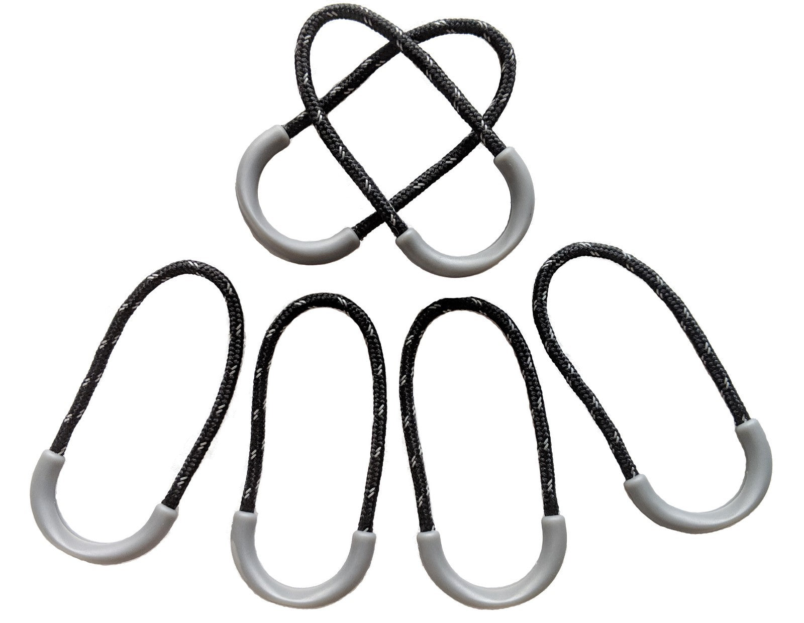 6 Heavy Duty Luggage Backpack Pack Tent Jacket Replacement Zipper Tab Pull Cords