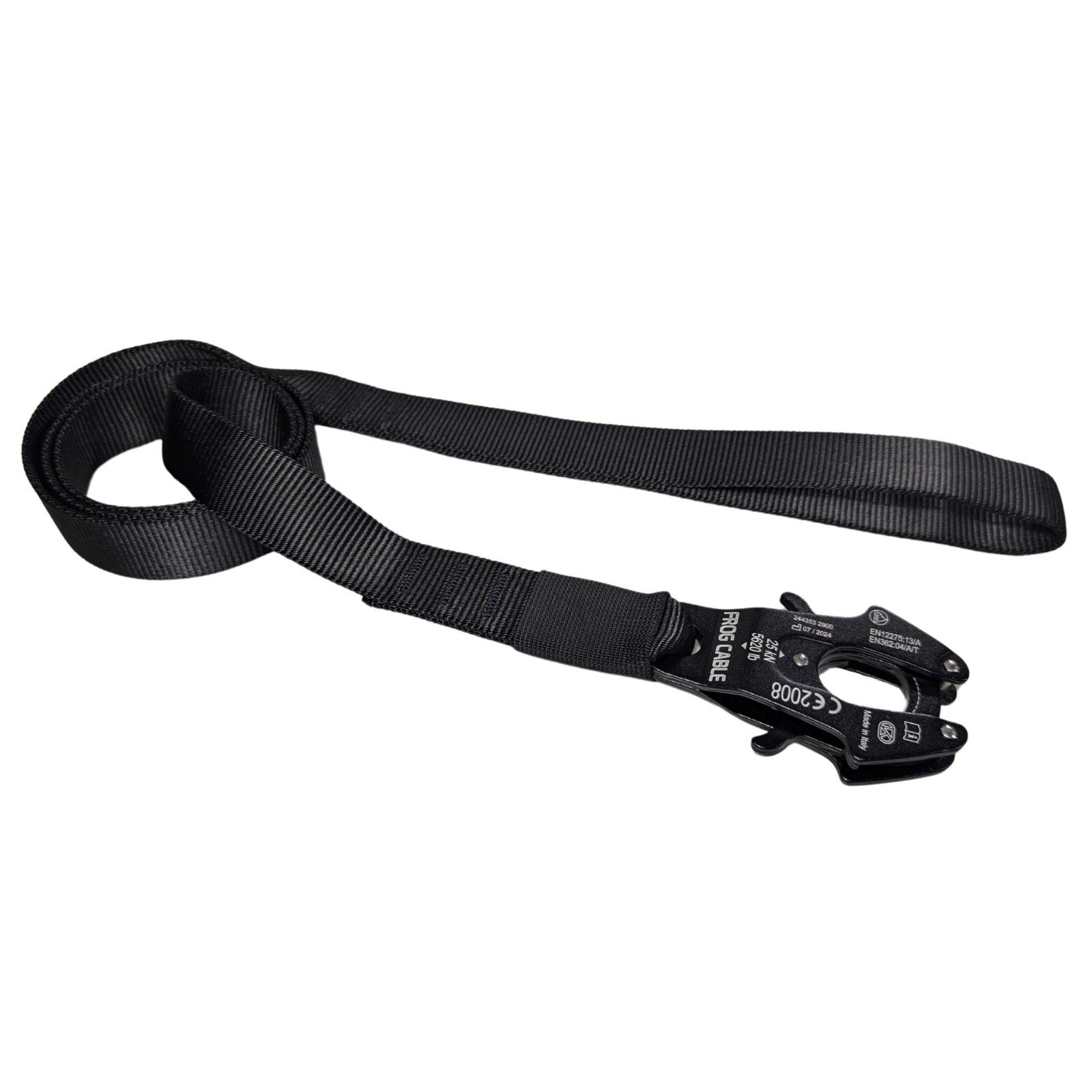 Heavy Duty Two Dual Double Traffic Handle Dog Pet Nylon Leash Kong FROG Clip