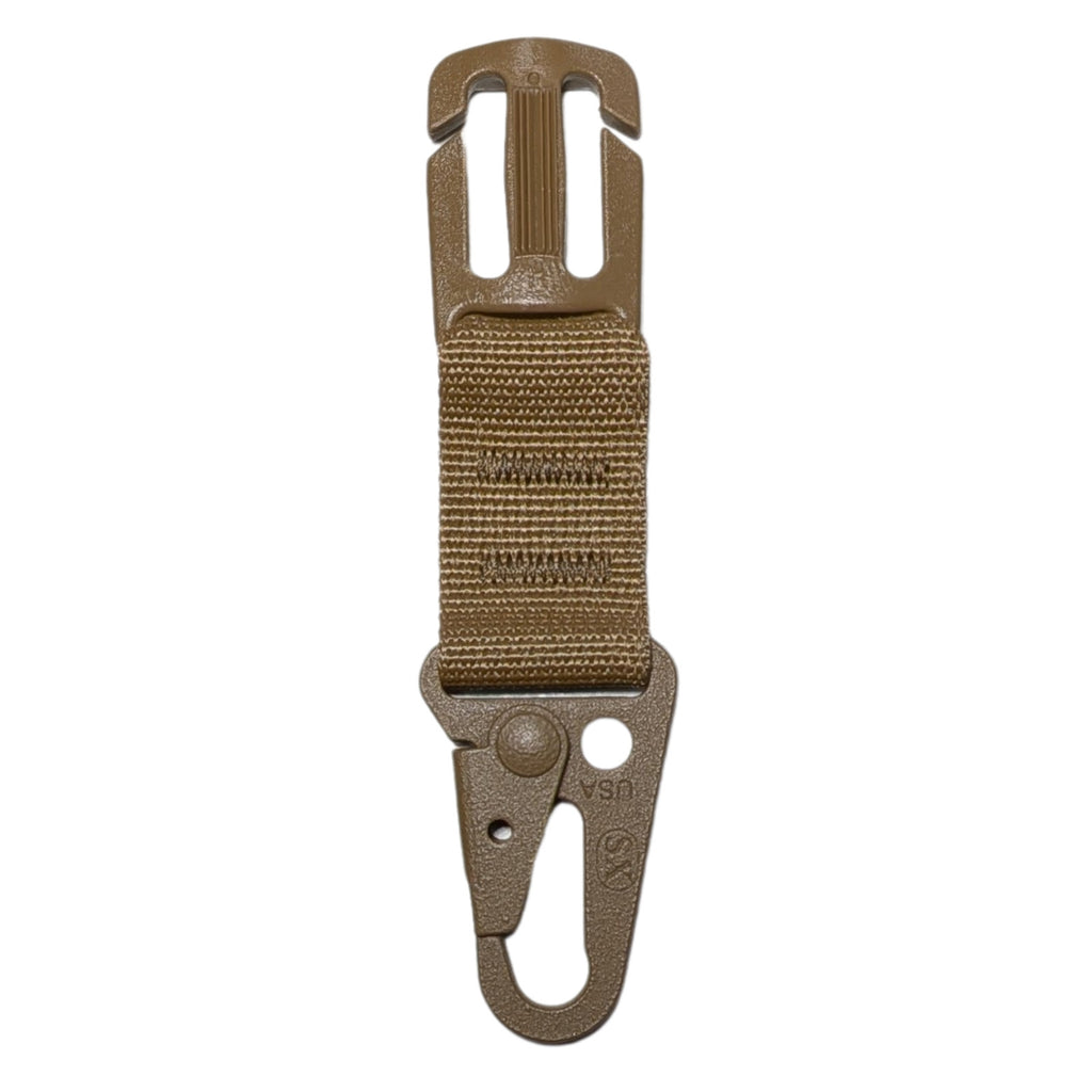 2 Military Tactical Molle Backpack Vest Gear Attachment HK Snap Hook Key Clip