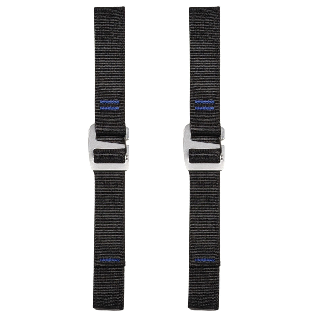 Backpack Gear Compression Straps 1" Mil-Spec Webbing - Aluminum Spring Latch Clip - Made in USA
