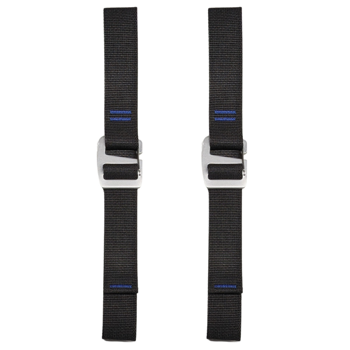 Backpack Gear Compression Straps 1" Mil-Spec Webbing - Aluminum Spring Latch Clip - Made in USA