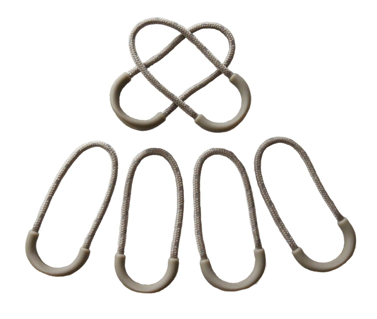 6 Heavy Duty Luggage Backpack Pack Tent Jacket Replacement Zipper Tab Pull Cords