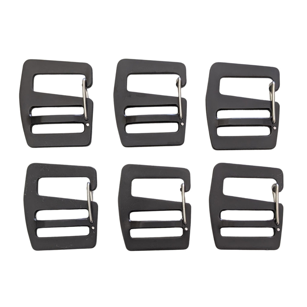 Aluminum G-Hook 1" Webbing Strap Backpack Vest Gear Snap Clip Buckle Spring Gate