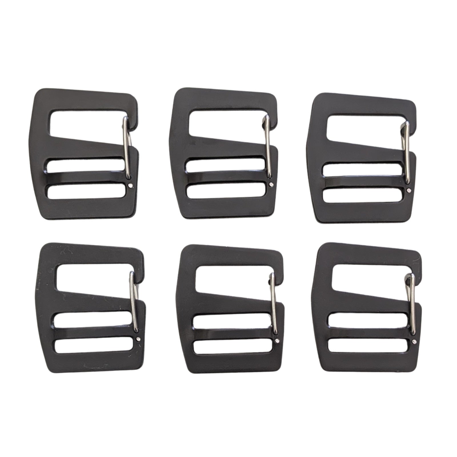 Aluminum G-Hook 1" Webbing Strap Backpack Vest Gear Snap Clip Buckle Spring Gate