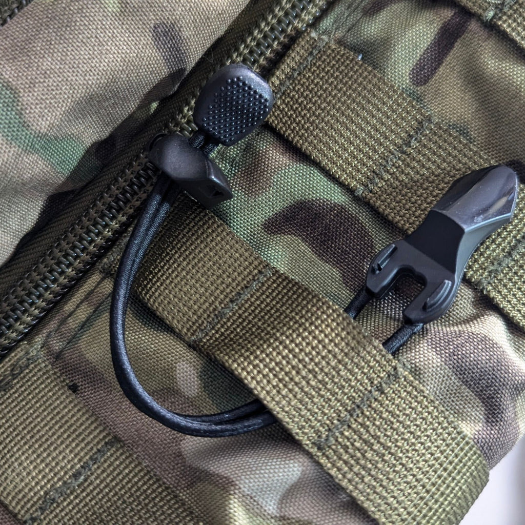2 Multiuse Tactical MOLLE Backpack Vest Equipment Ice Axe Ski Pole Clip Fastener