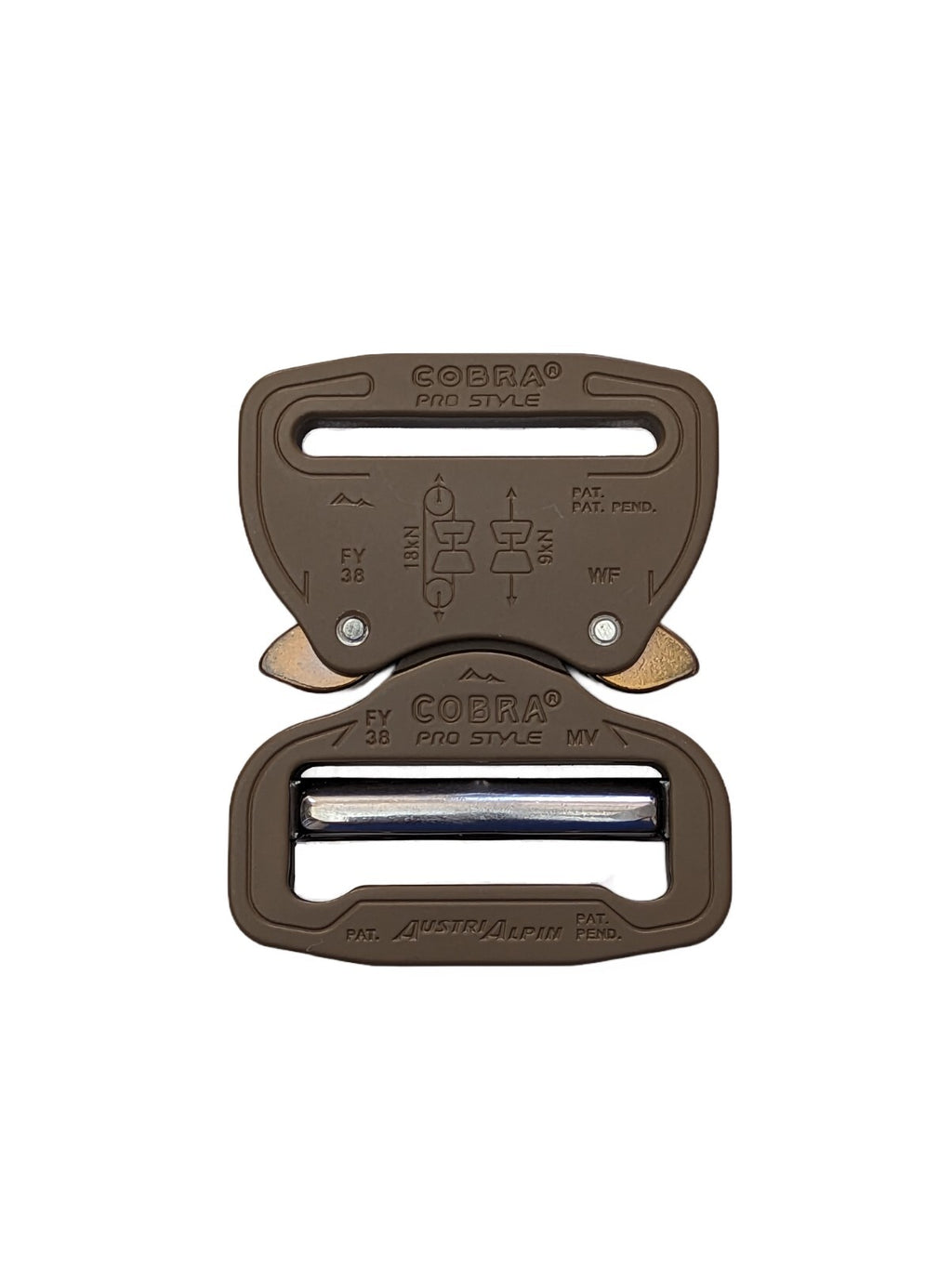 AUSTRIALPIN COBRA Quick Release Adjustable Belt Buckle 1.5"