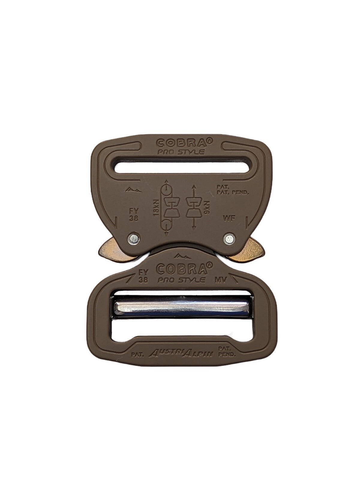 AUSTRIALPIN COBRA Quick Release Adjustable Belt Buckle 1.5"