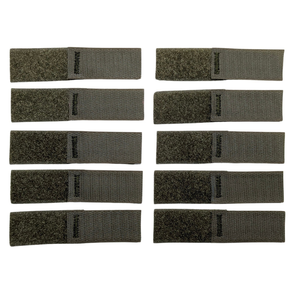 10 Military 1" MOLLE Official VELCRO® Backpack Webbing Strap Keeper Ranger Green