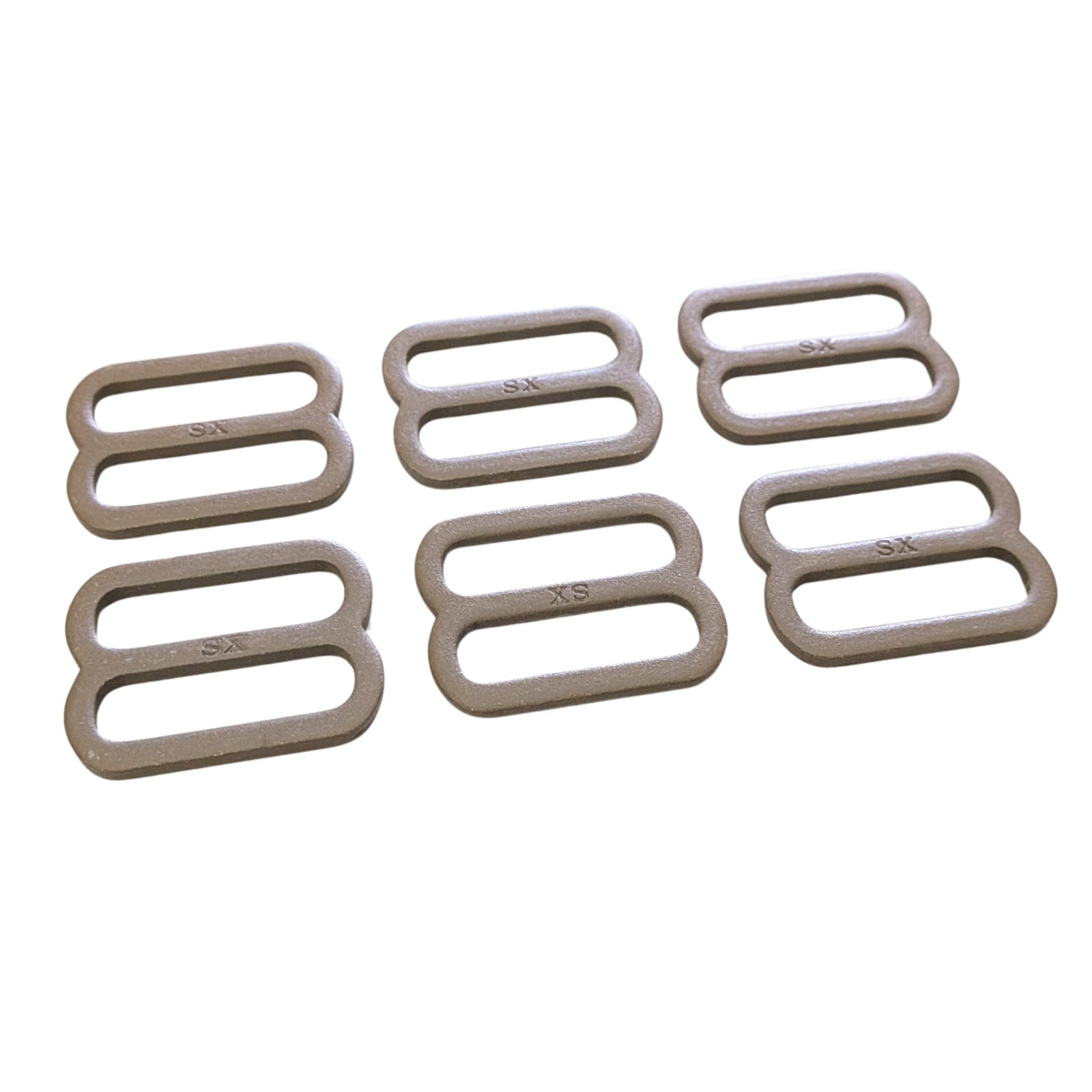 6 Mil-Spec Metal 1" Sling Strap Buckle Webbing Triglide Slide Adjuster Fastener