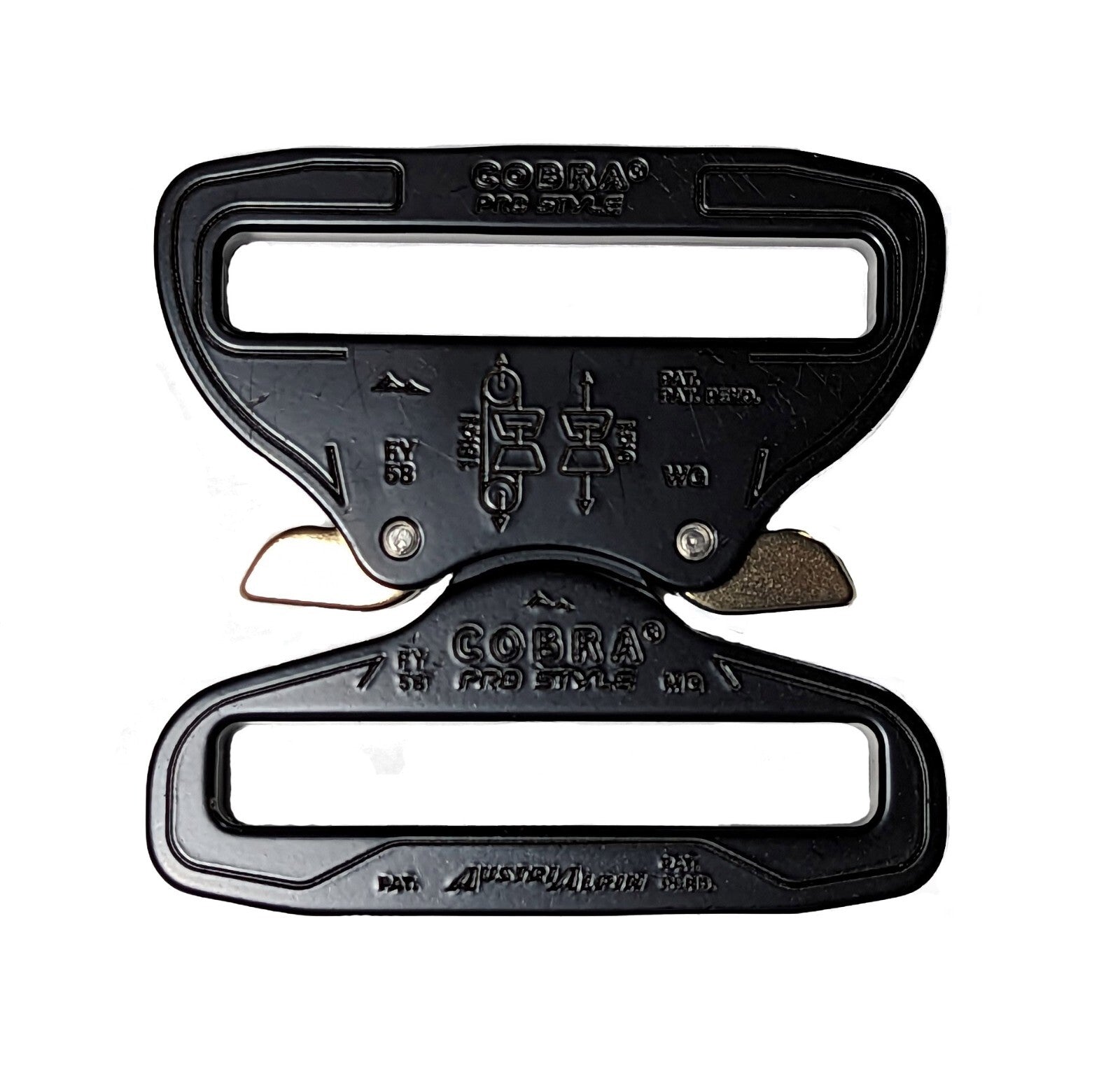 COBRA 2.25" 58mm Quick Release Tactical Dual Wide Fixed Duty Belt Buckle