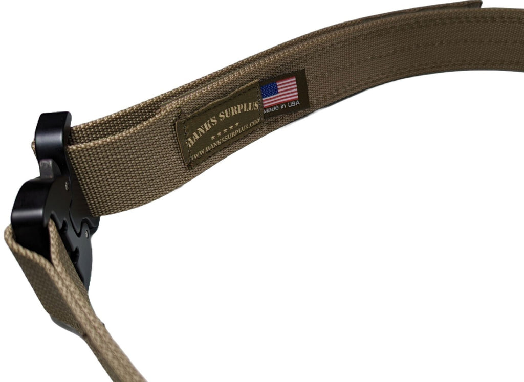 Heavy Duty Military Tactical Riggers 2 Ply Nylon COBRA Buckle Gun EDC Belt 1.5"