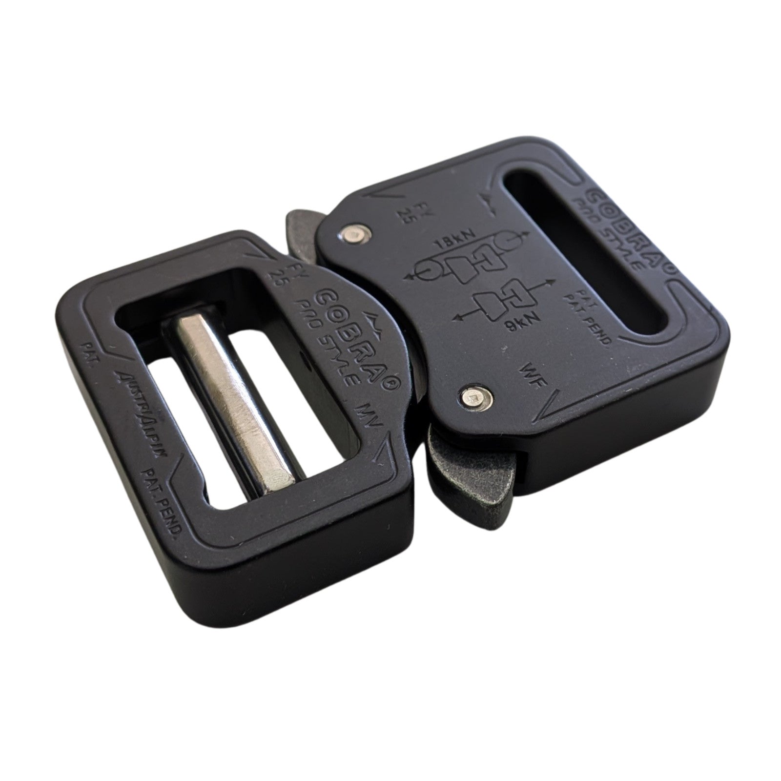 Heavy Duty Tactical COBRA ProStyle 1" Quick Release Adjustable Snap Buckle