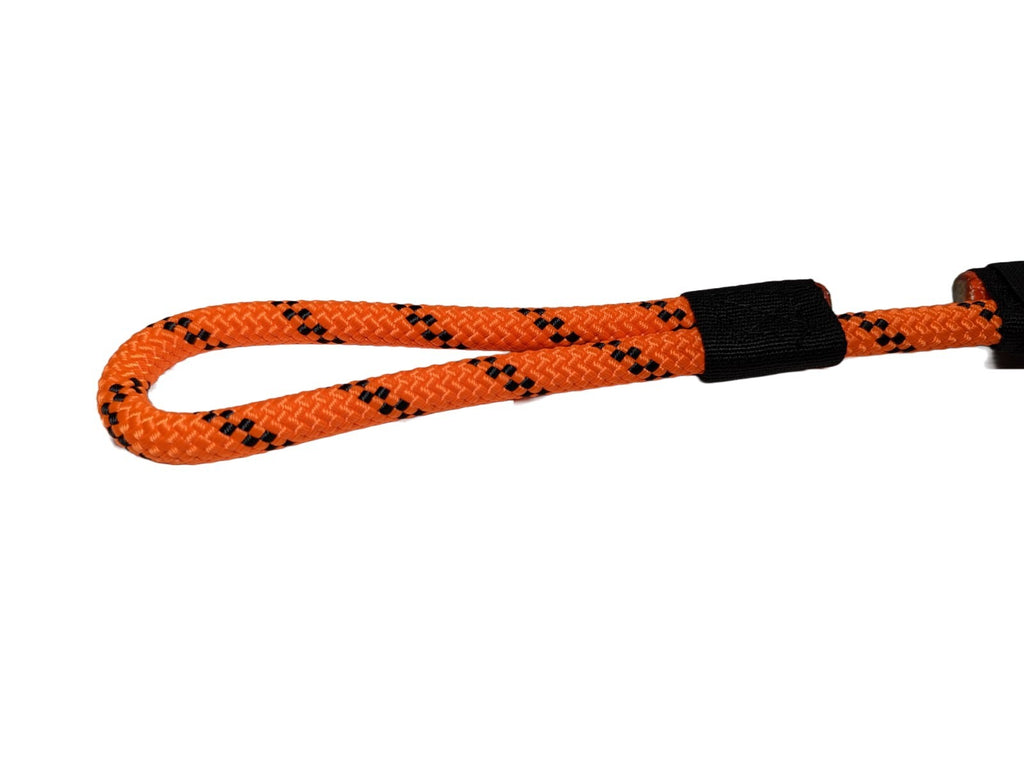 Heavy Duty Dog Short Traffic Rope Handle Leash with Kong FROG 360 Swivel Clip