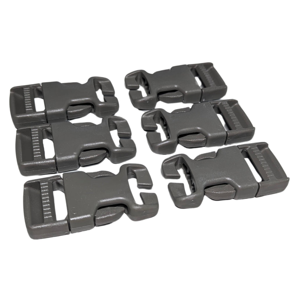 6 ITW 1" Military MOLLE Backpack Quick Connect Repair Snap Buckle Clips Foliage