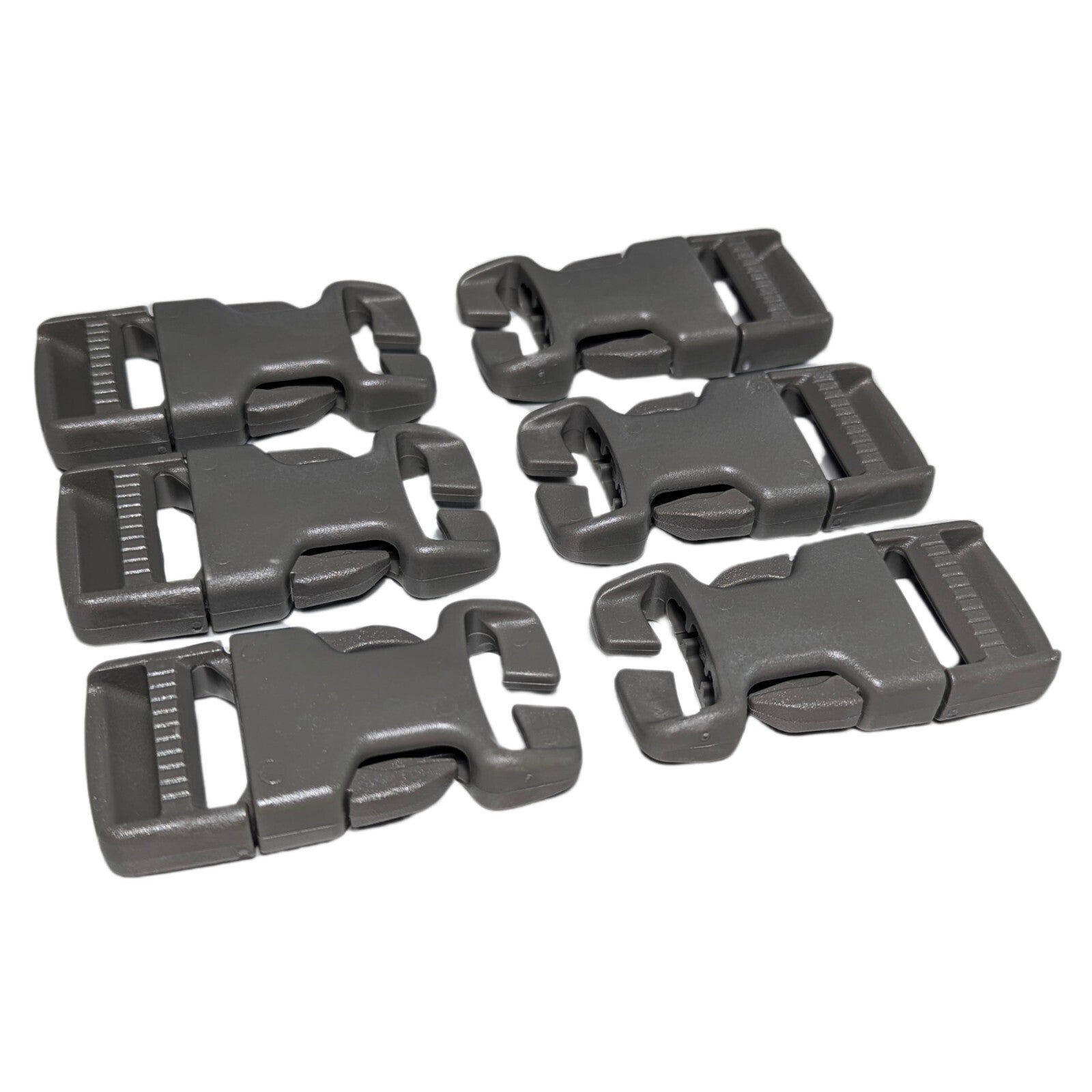 6 ITW 1" Military MOLLE Backpack Quick Connect Repair Snap Buckle Clips Foliage