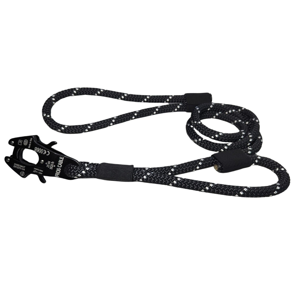 Professional Climbing Rope Double Handle Dog Leash Lead with Kong FROG Clip US Made